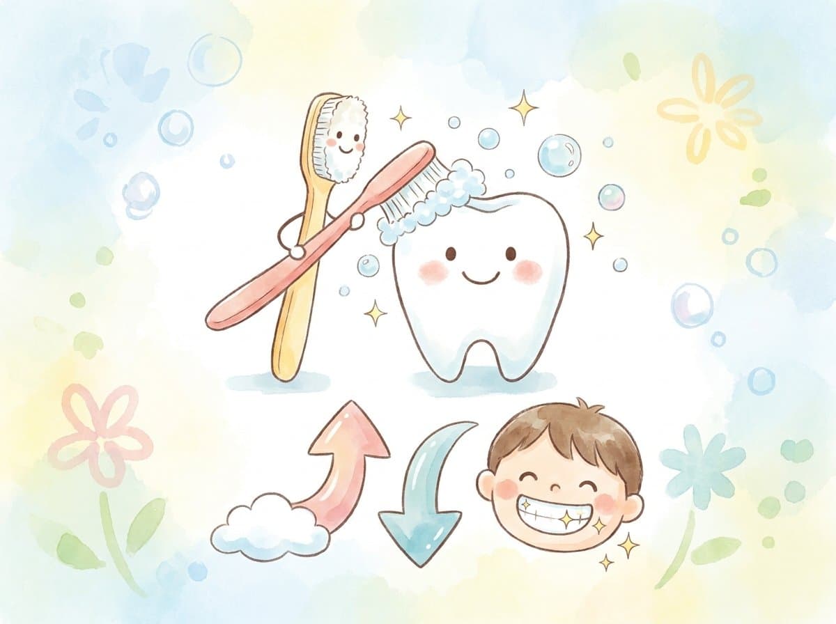 Brush Your Teeth printable flashcards cover