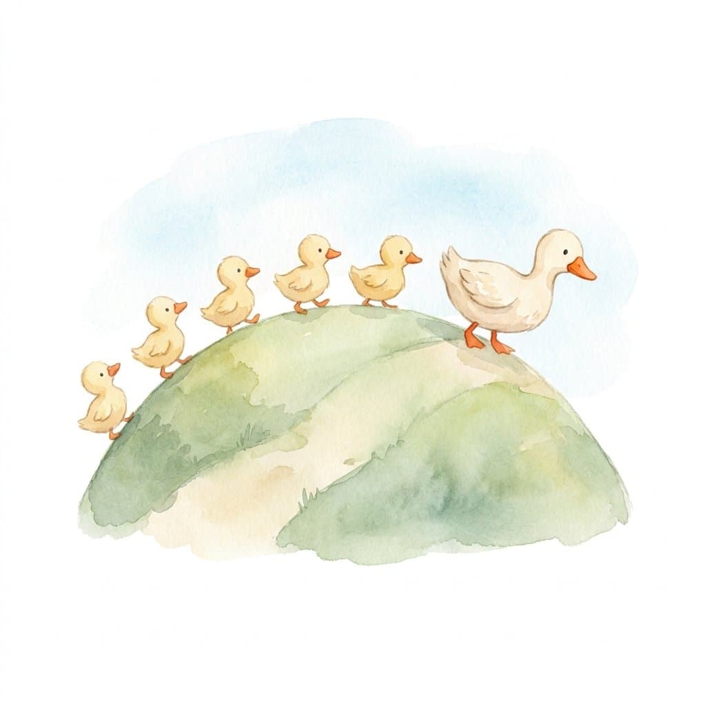 hill flashcard illustration