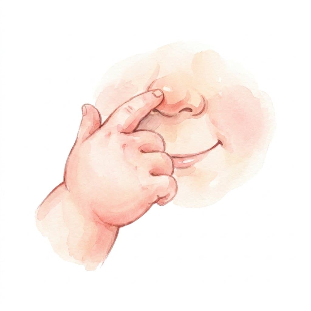 nose flashcard illustration