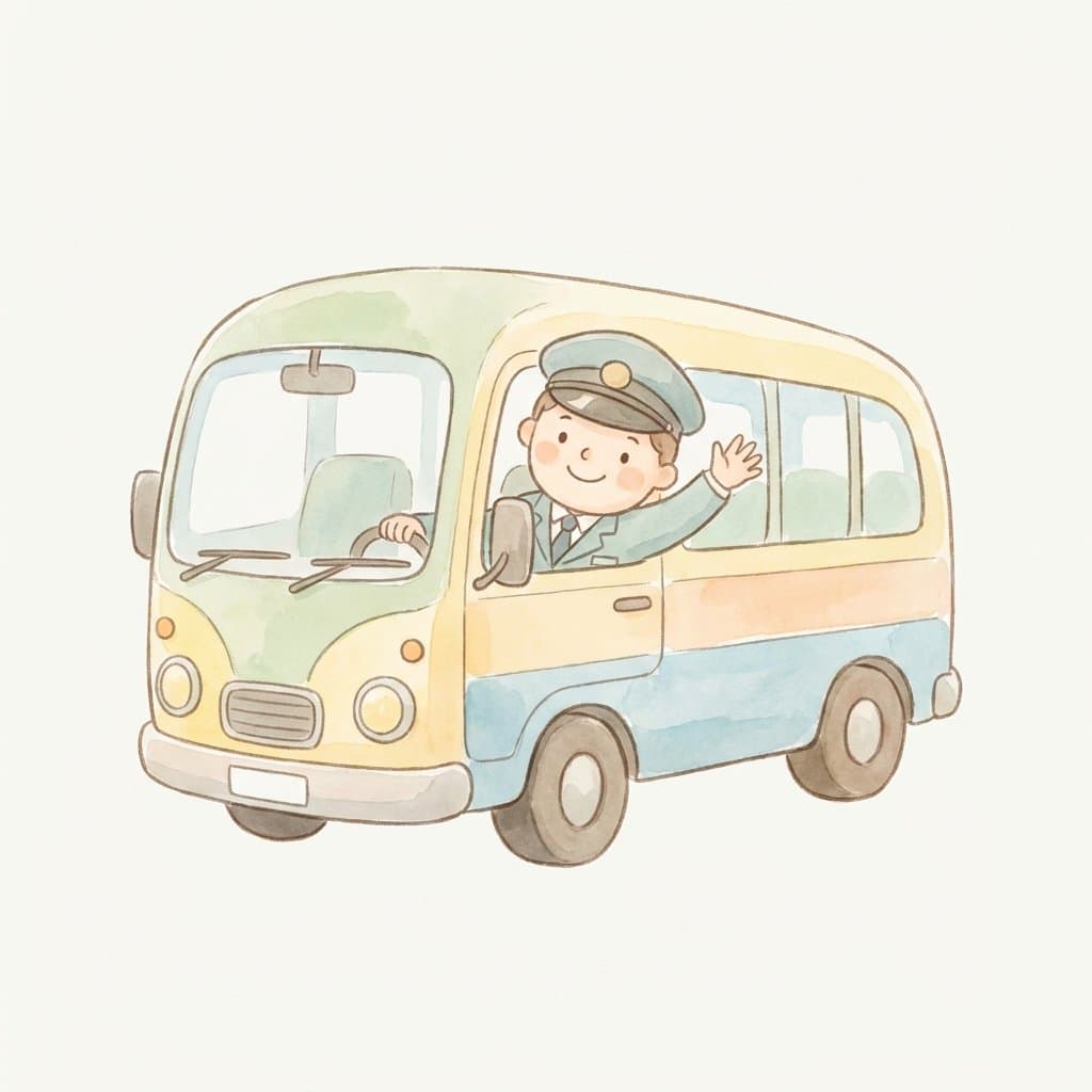 driver flashcard illustration