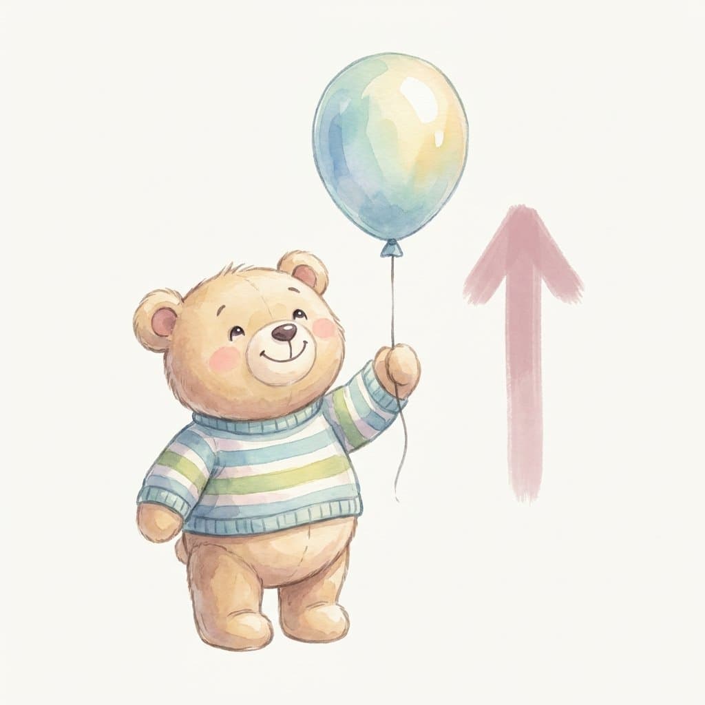 up flashcard illustration