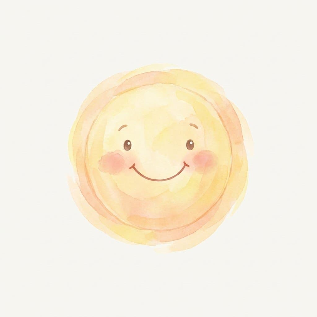 smile flashcard illustration