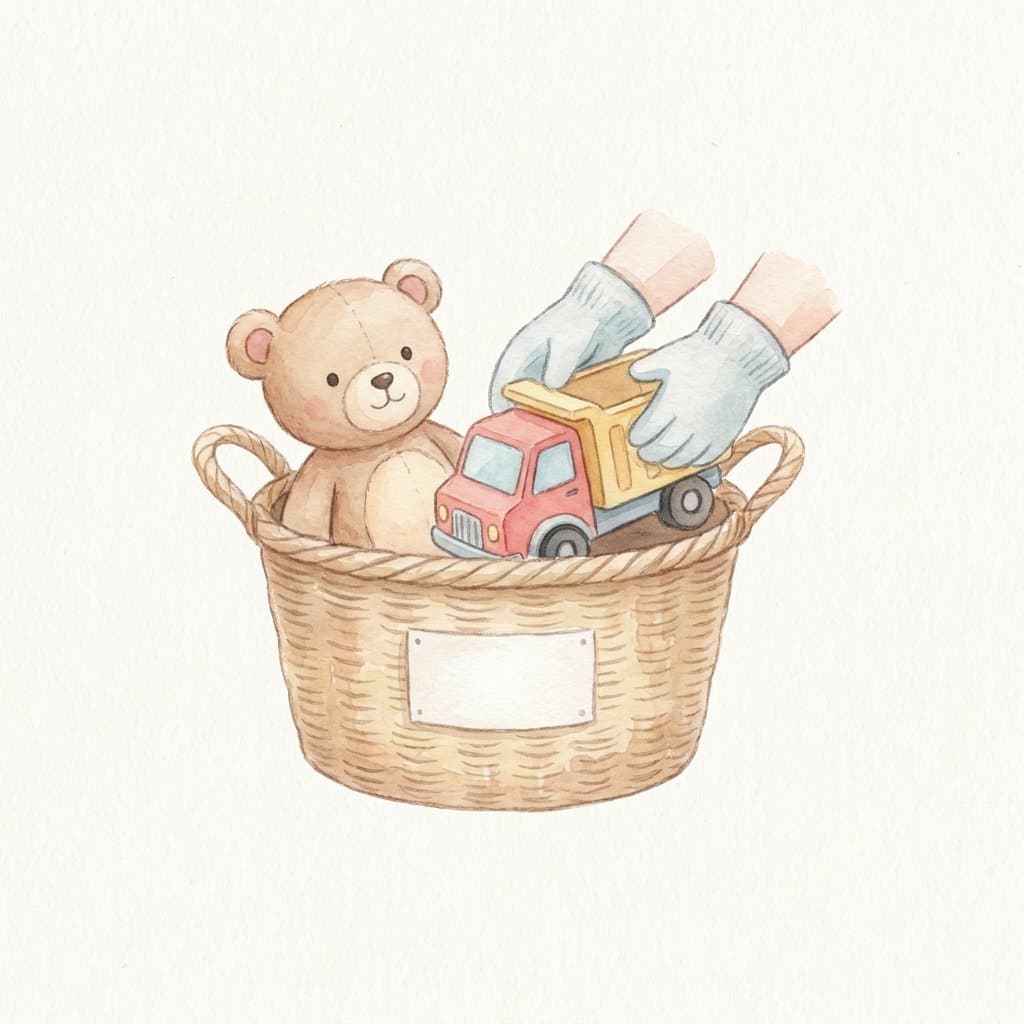 toys flashcard illustration