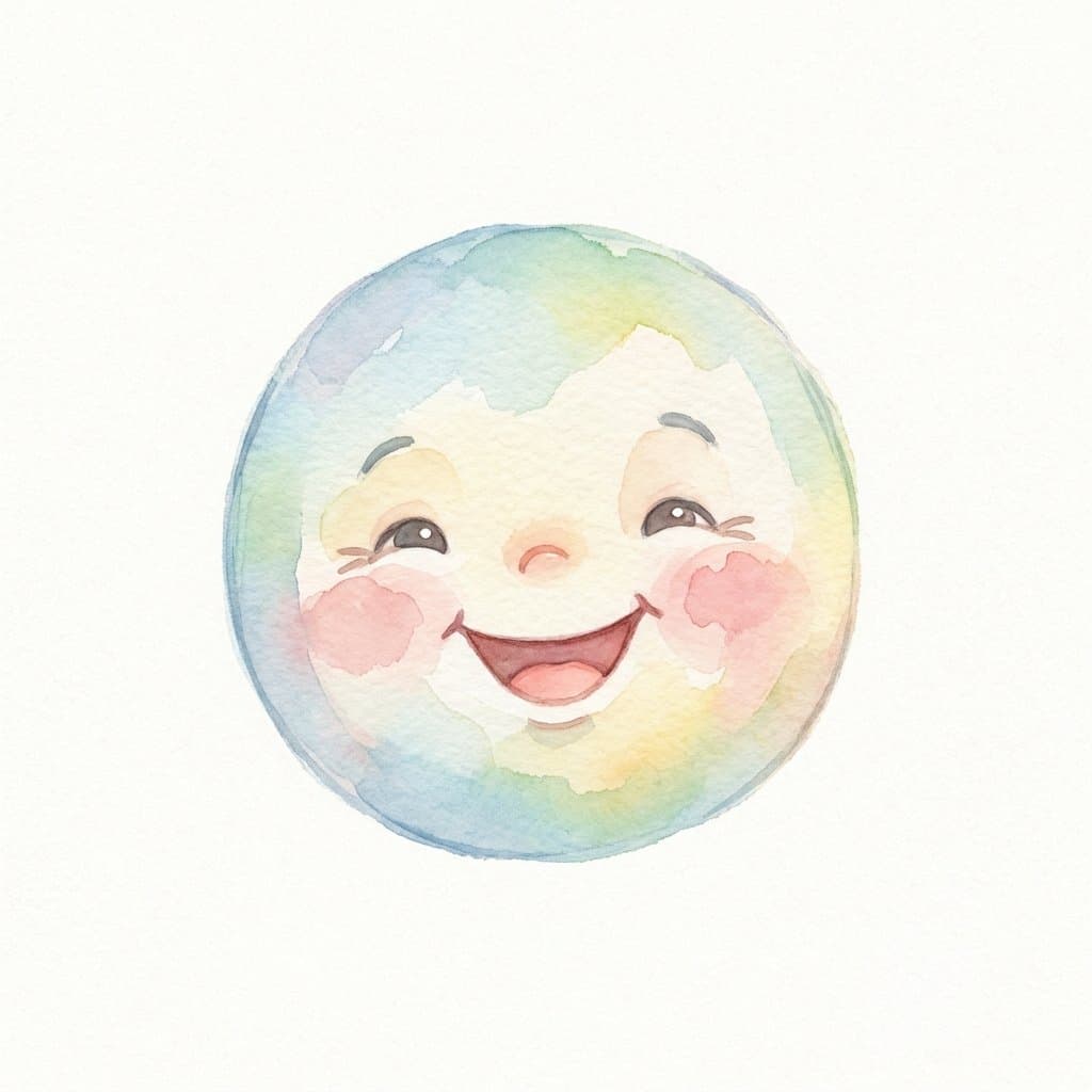 face flashcard illustration