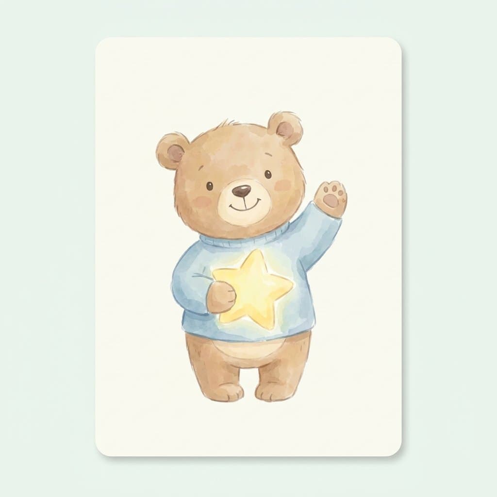 know flashcard illustration