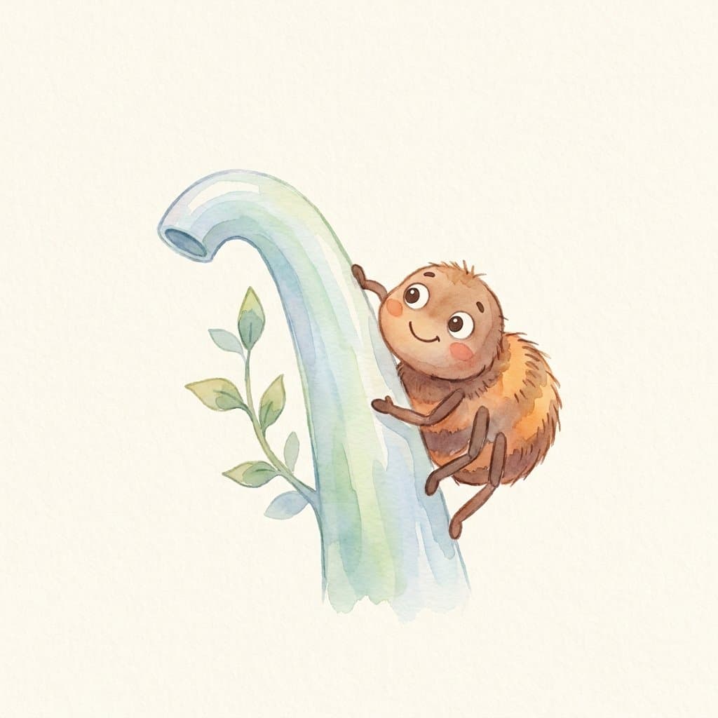 spout flashcard illustration