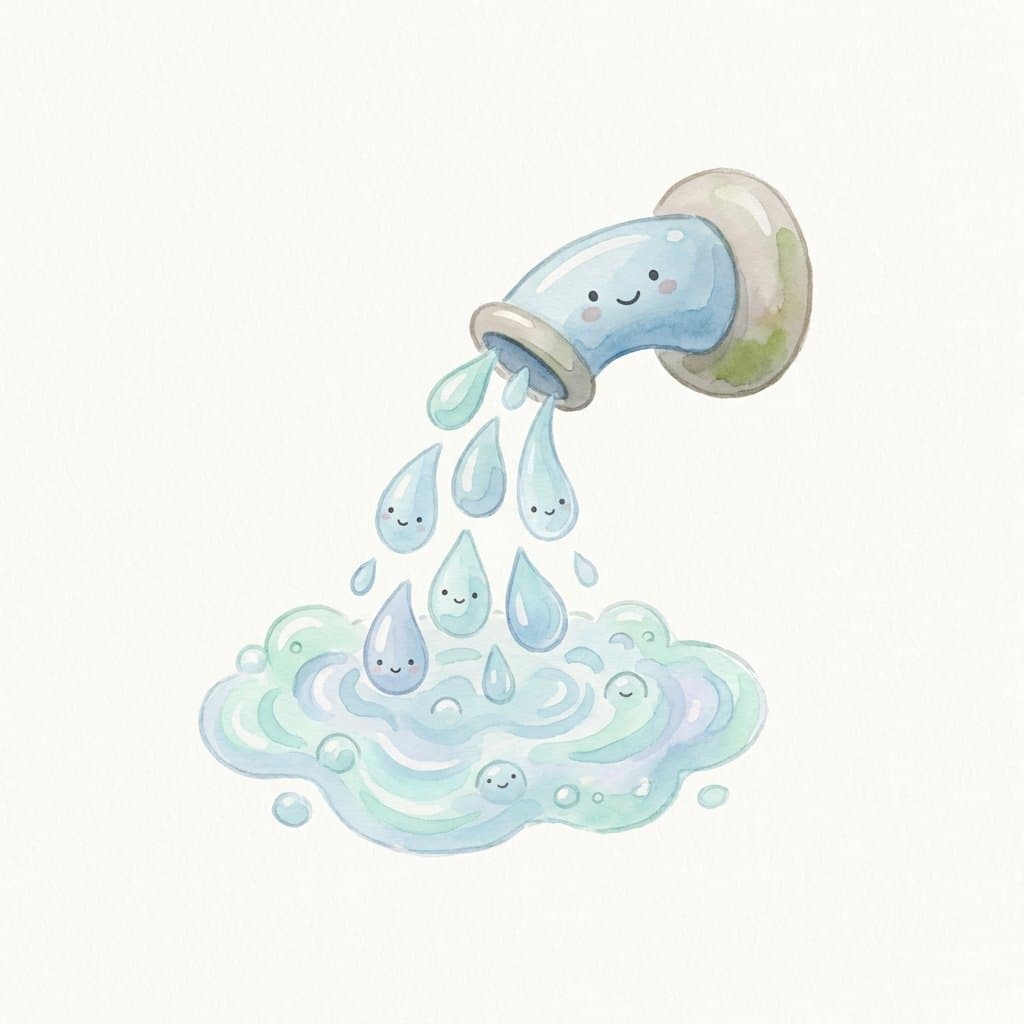 water flashcard illustration