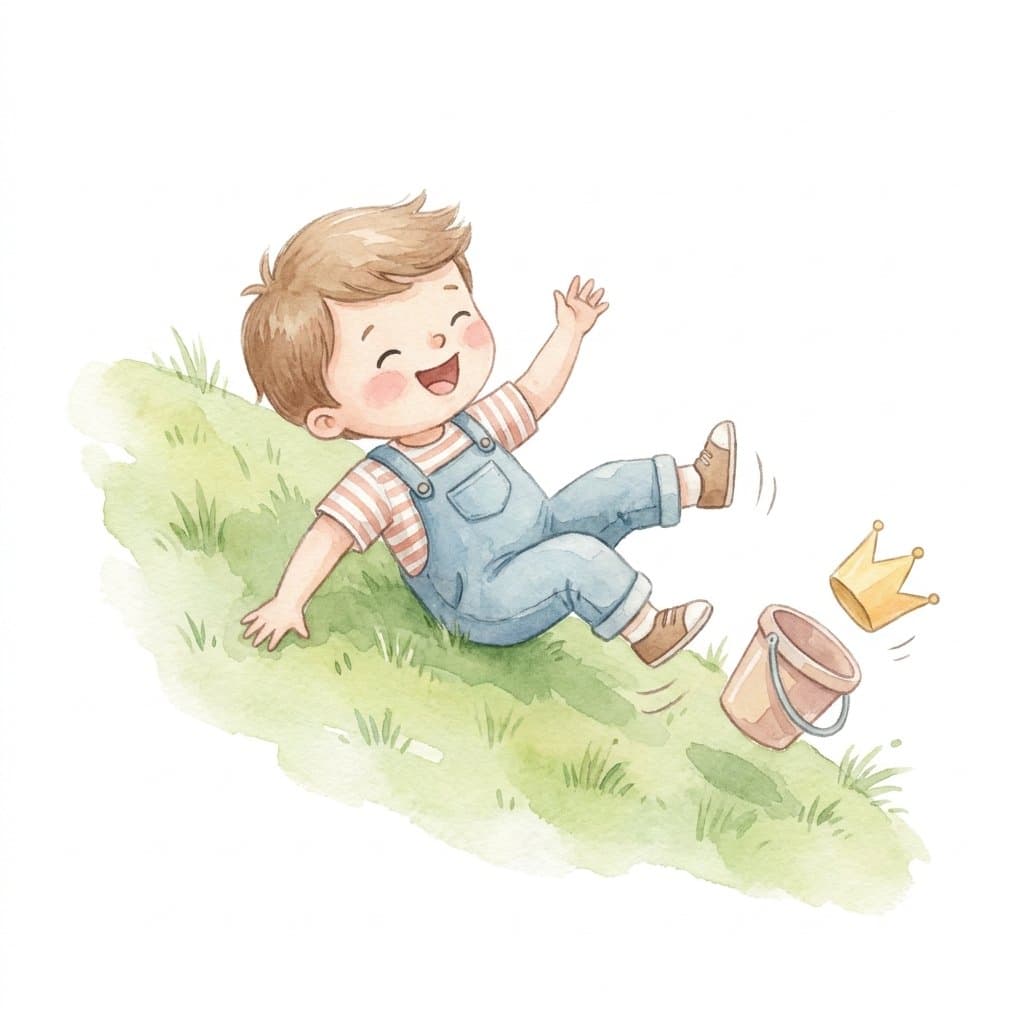 down flashcard illustration