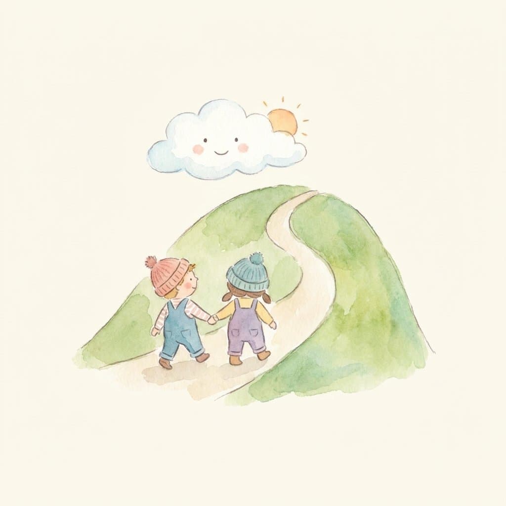 up flashcard illustration