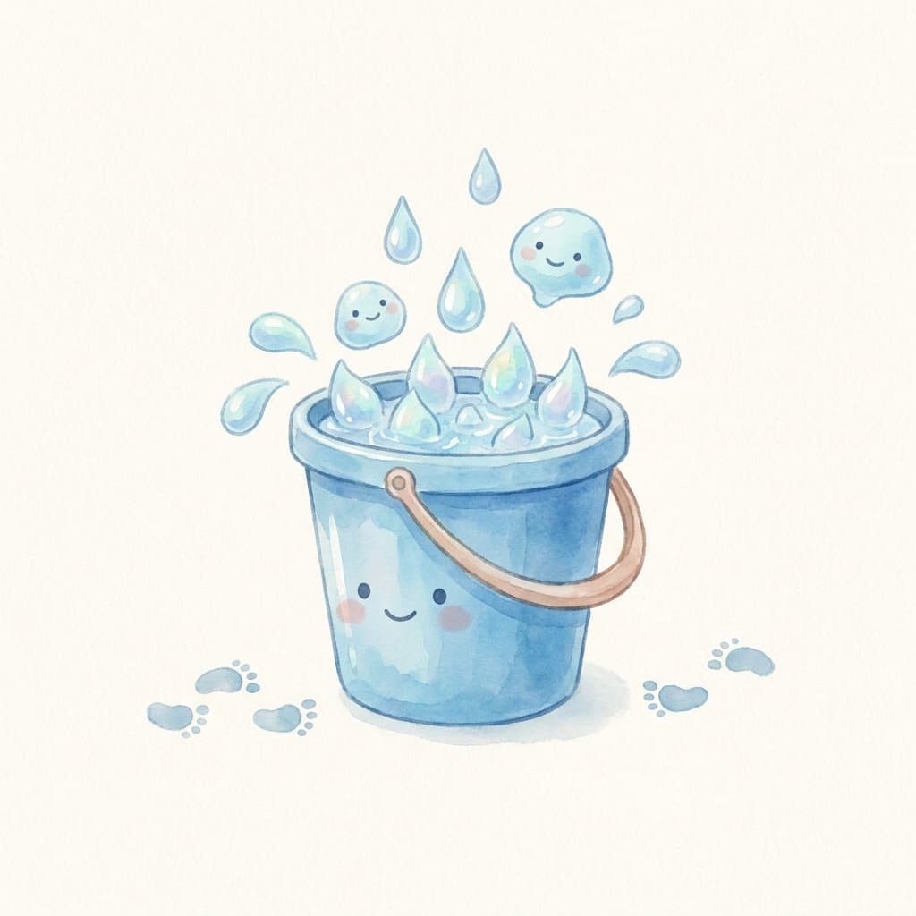water flashcard illustration