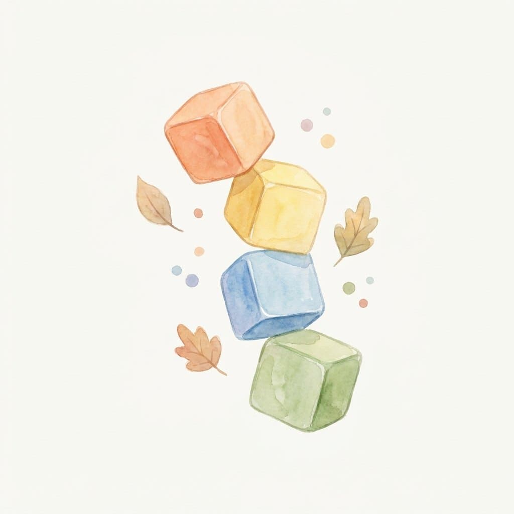 fall flashcard illustration