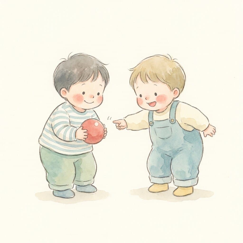 children flashcard illustration