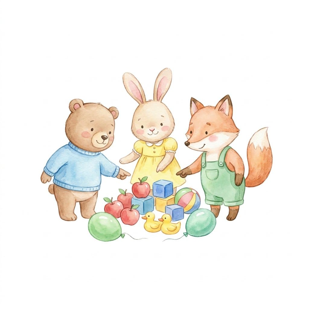 count flashcard illustration