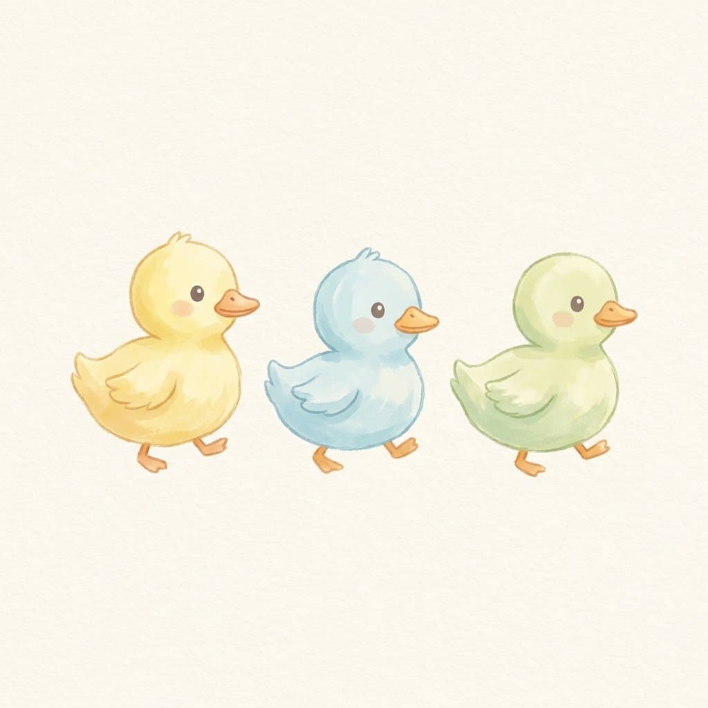 three flashcard illustration
