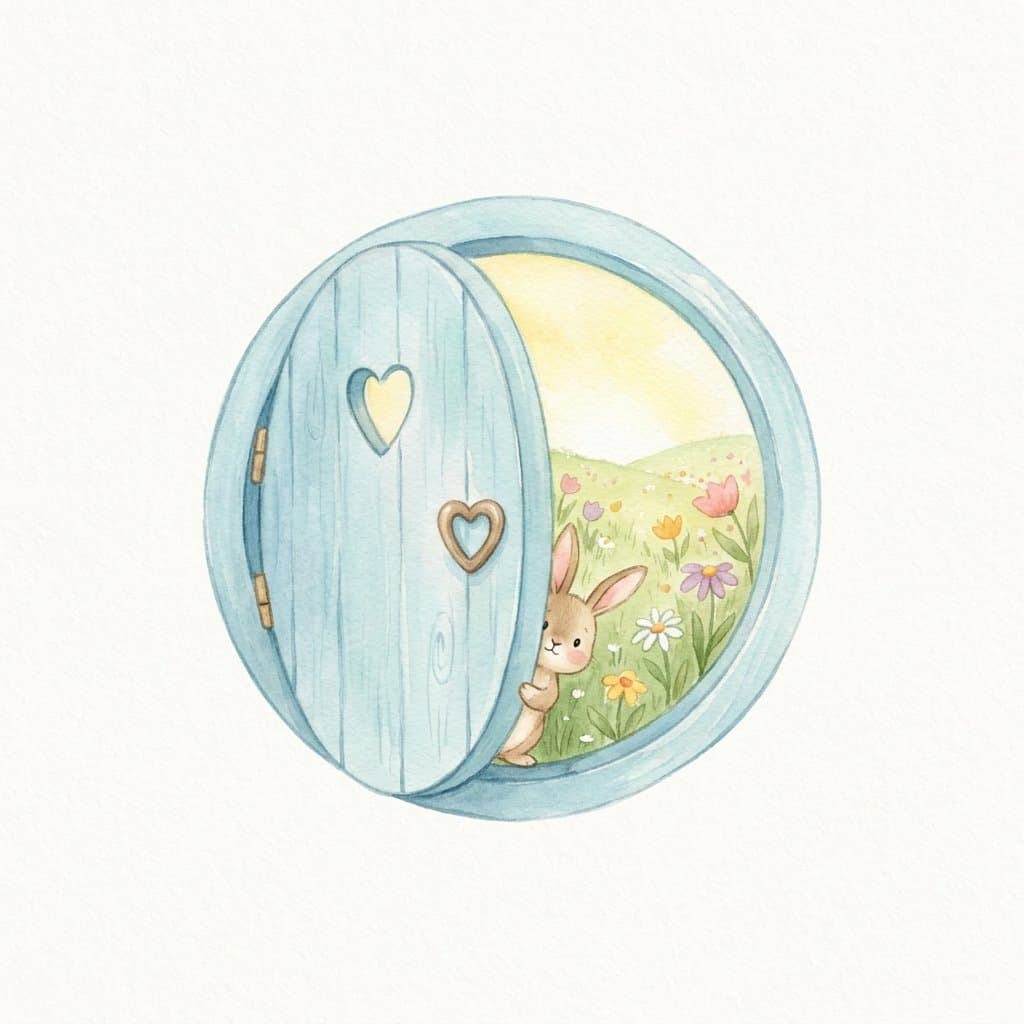 open flashcard illustration