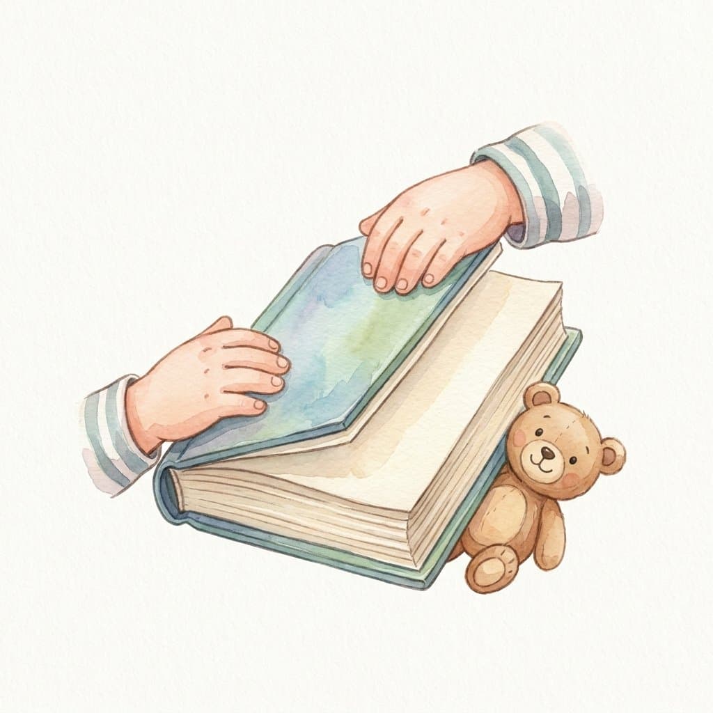 shut flashcard illustration