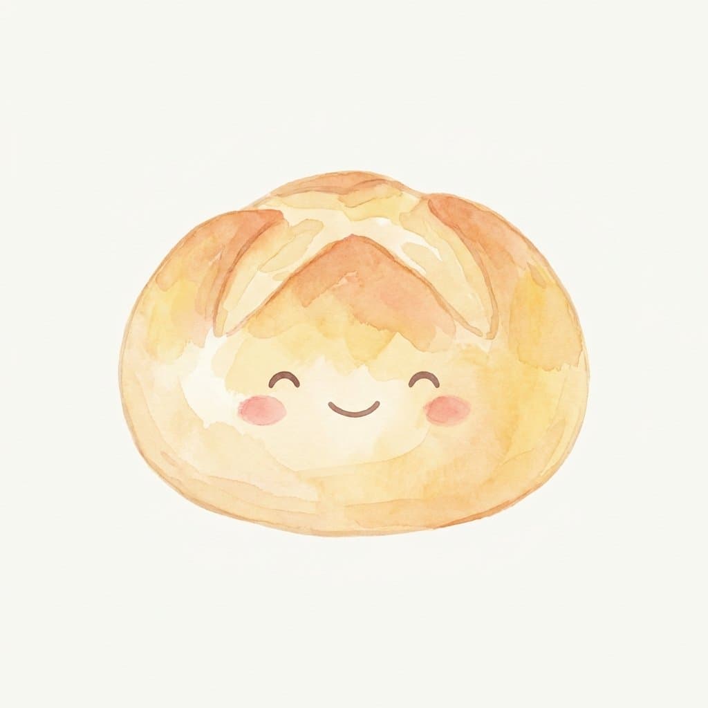 bread flashcard illustration