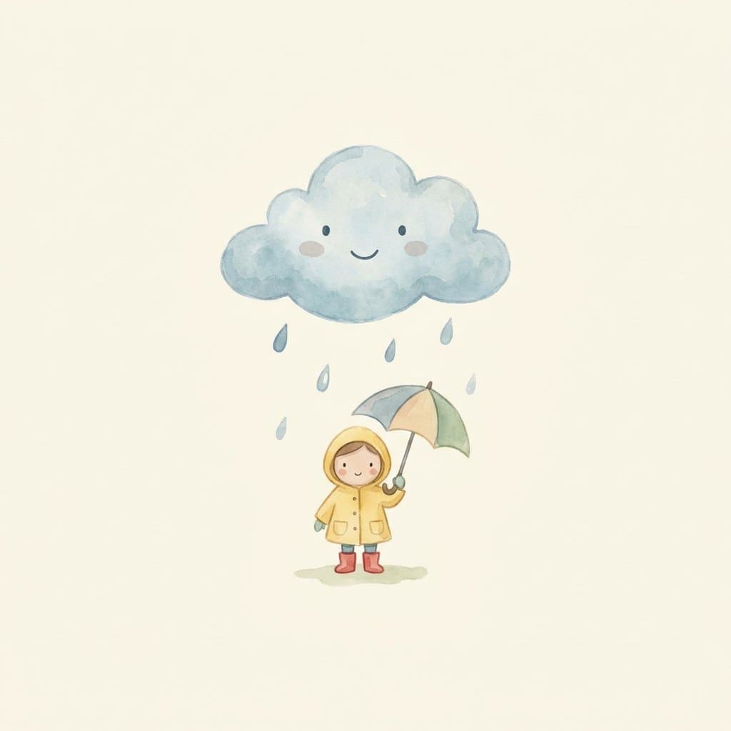 weather flashcard illustration