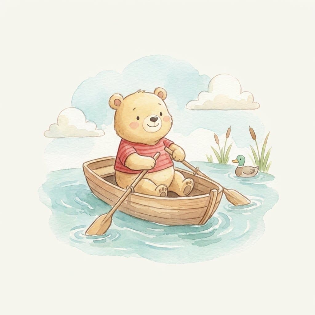 row flashcard illustration