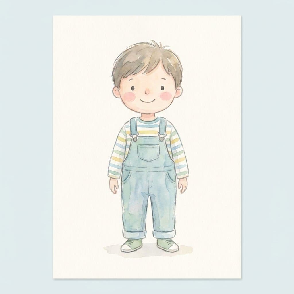 stand flashcard illustration