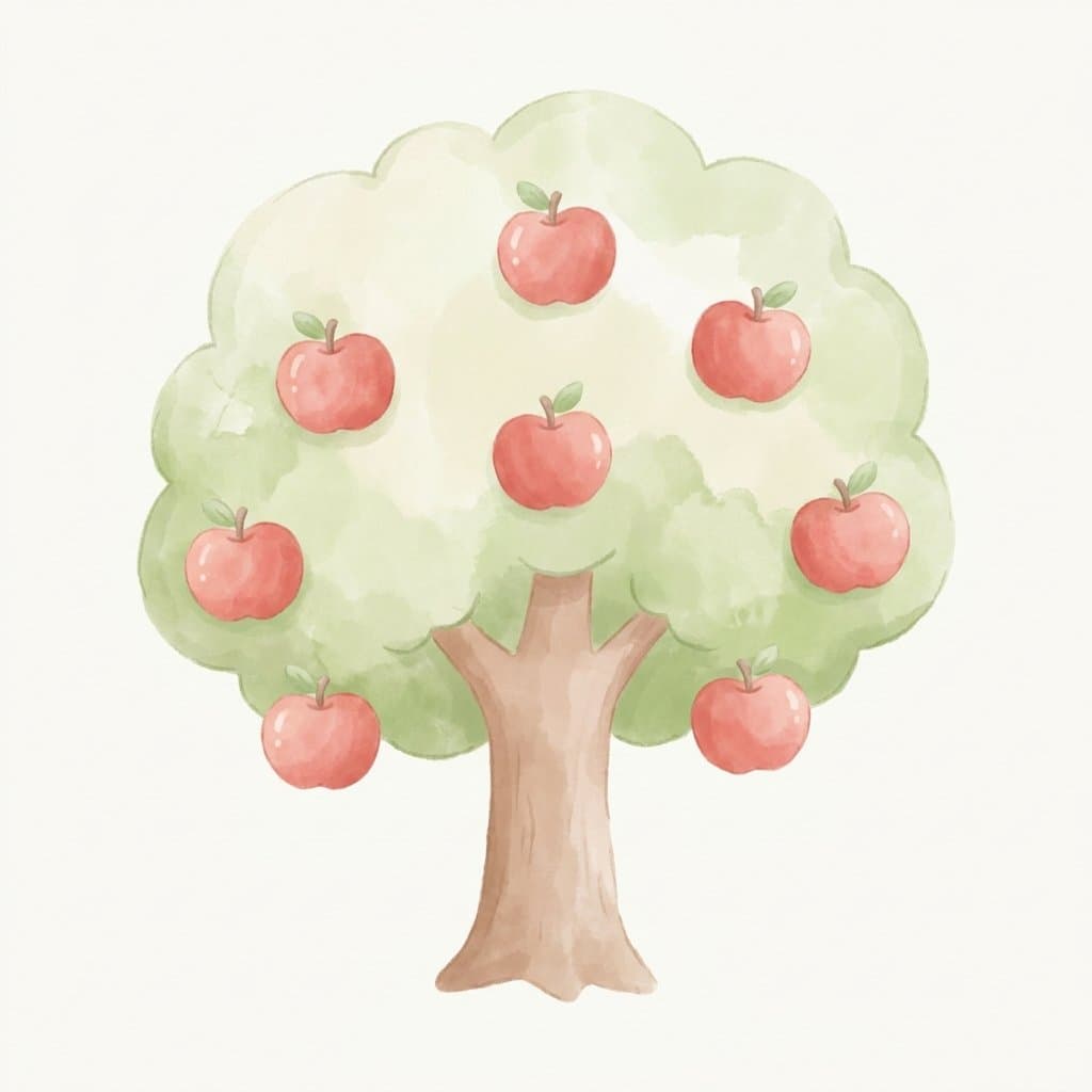 eight flashcard illustration