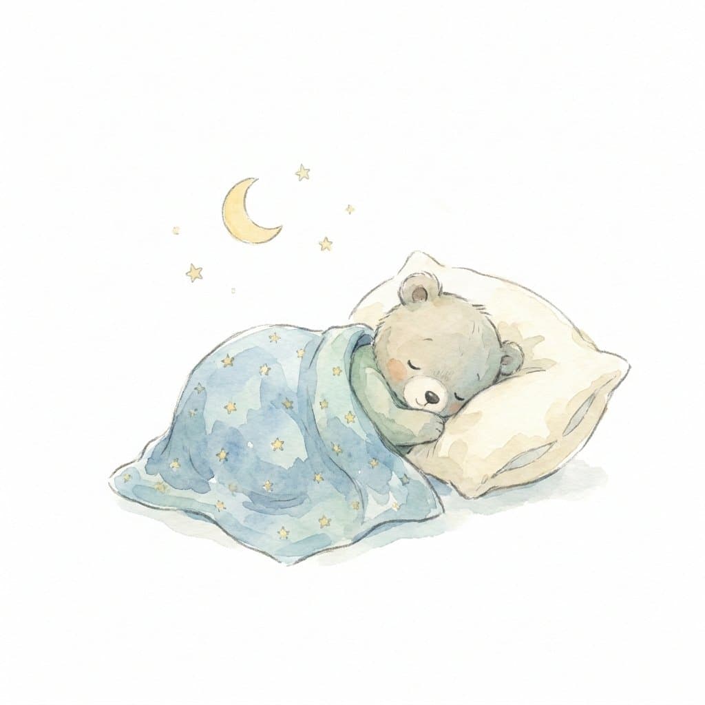 sleep flashcard illustration