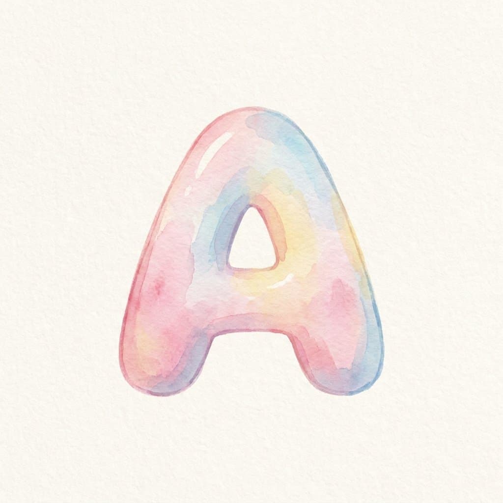 letter flashcard illustration