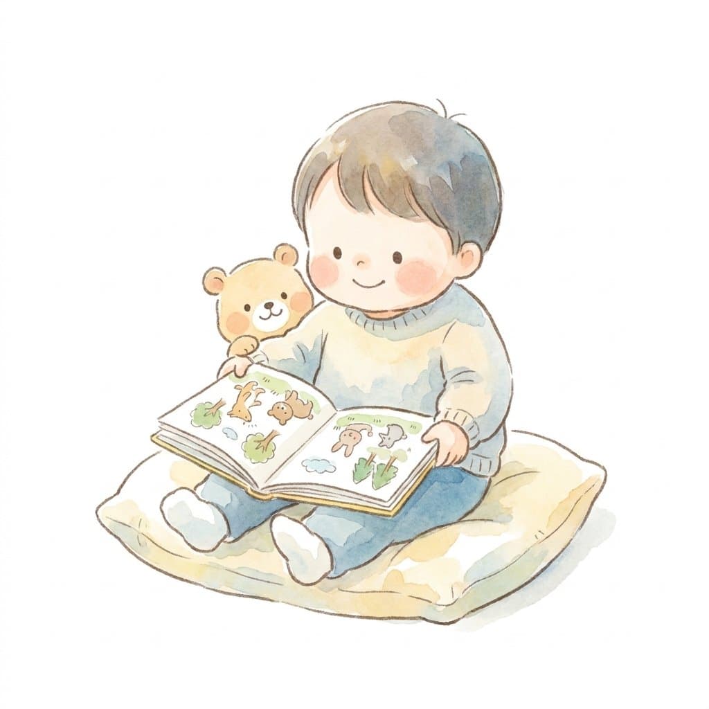 read flashcard illustration