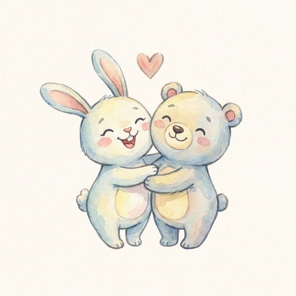happy flashcard illustration