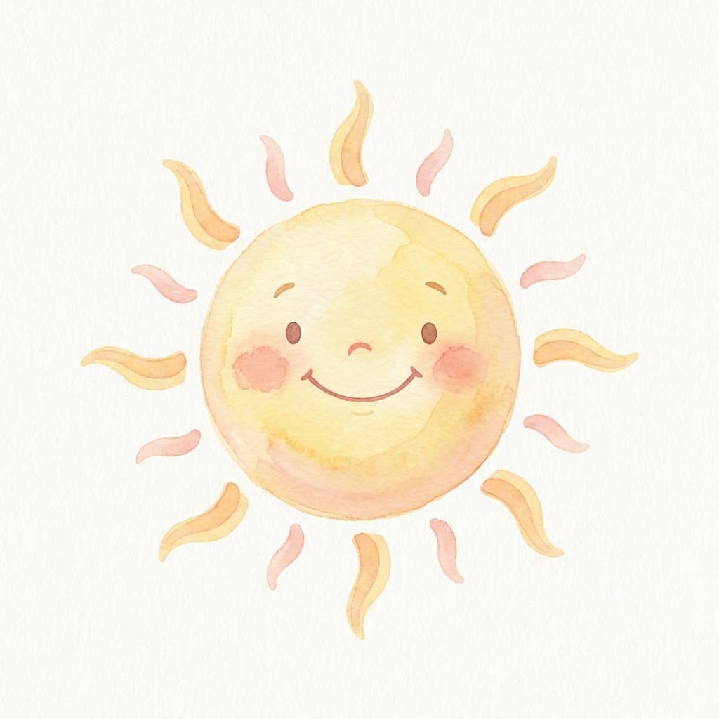 smile flashcard illustration