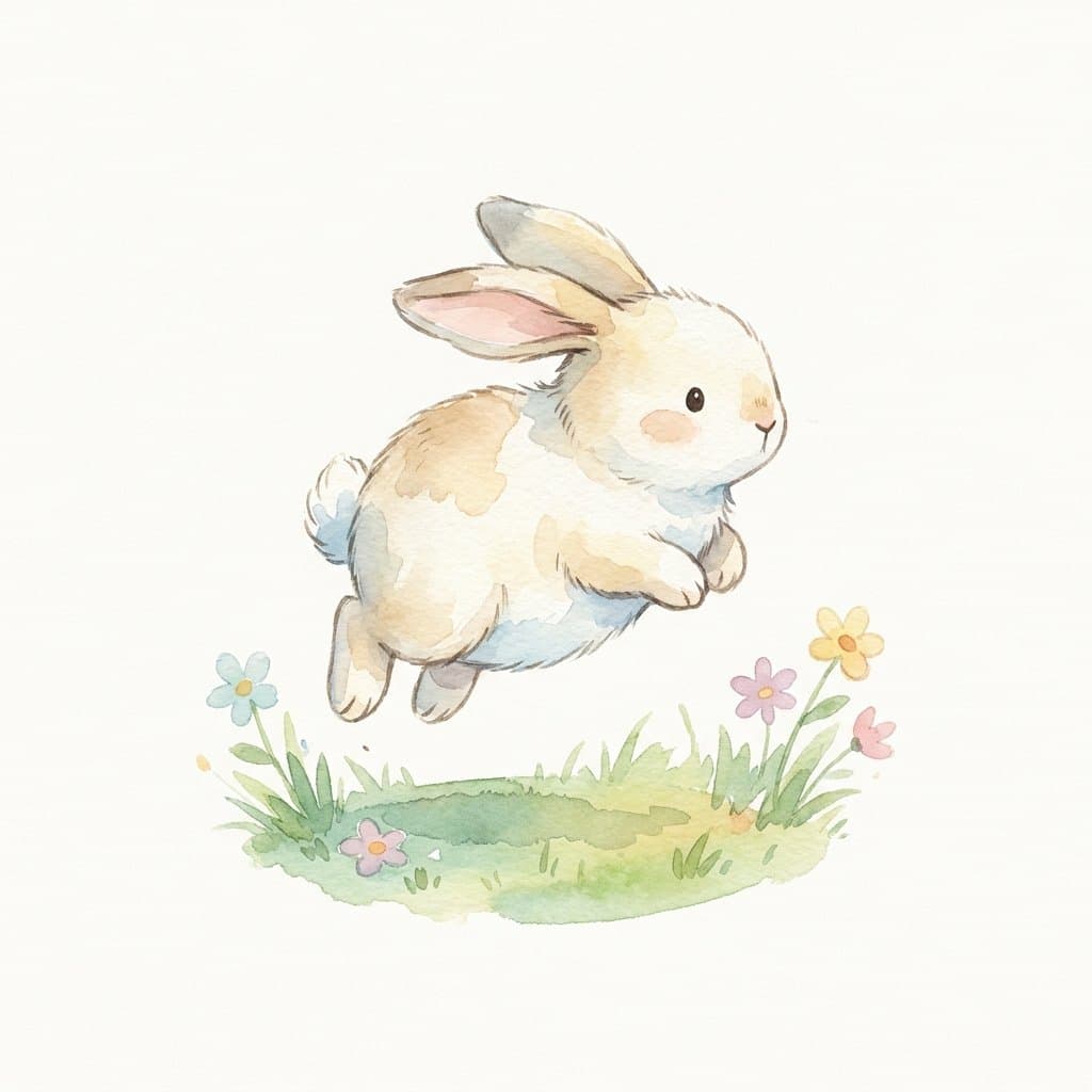 hop flashcard illustration