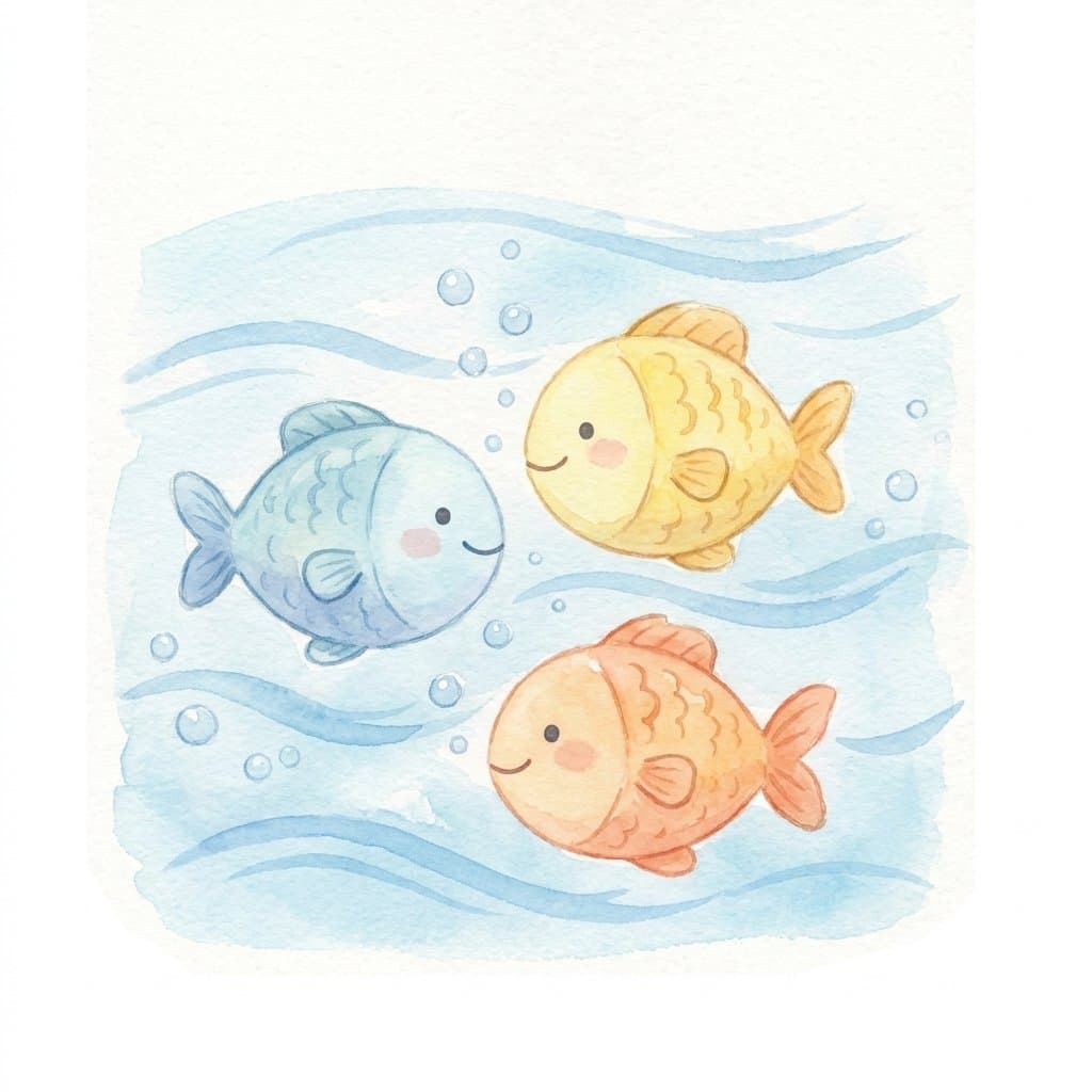 swim flashcard illustration